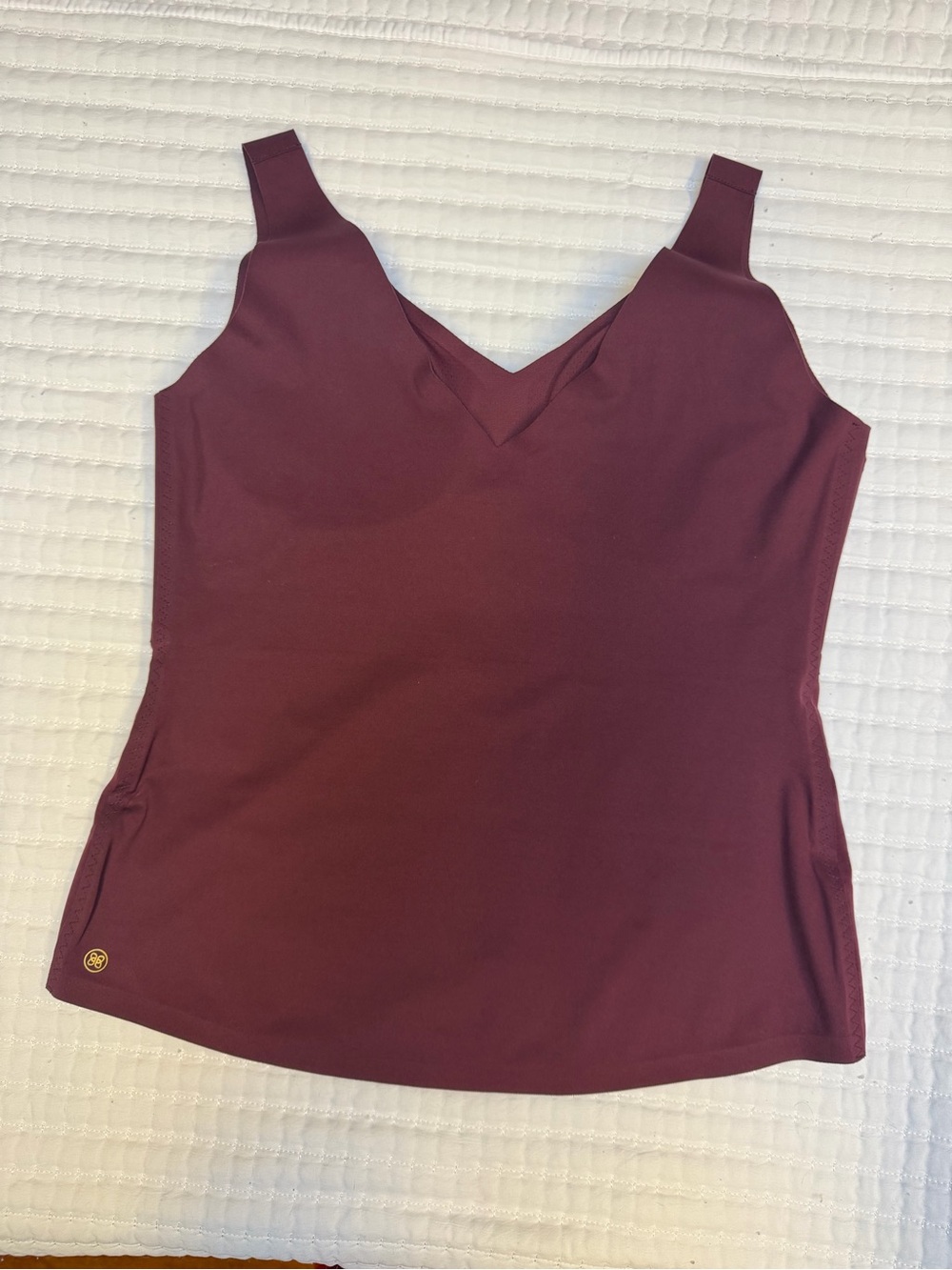 Honeylove V-Neck Tank Top in Plum